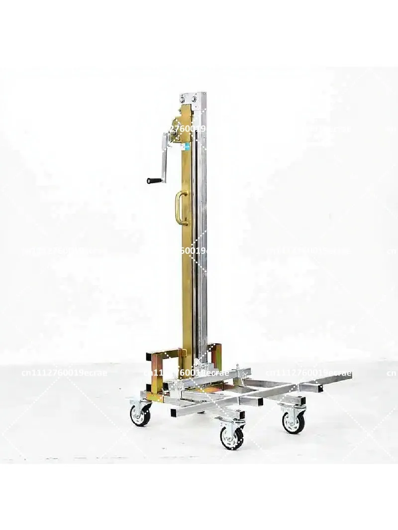 Heavy Duty 80KG Capacity Manual Stacker Lift Trolley Portable Folding Transport Cart for Warehouse