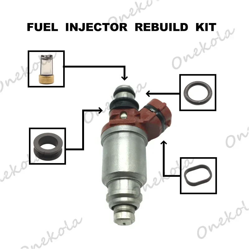 

Ремкомплект топливной форсунки Orings Фильтры для FJ415 Для 94-97 для Toyota Celica 1.8L I4 Geo 23250-16160