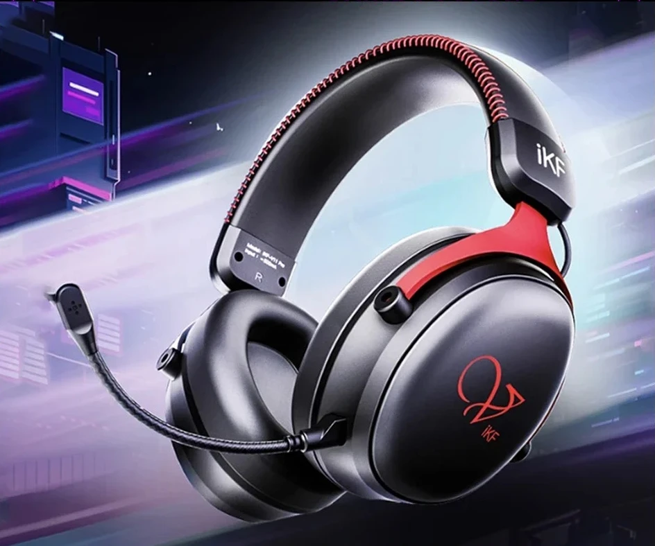 

iKF V11 Pro Wireless 2.4G Bluetooth Headphones Gaming Wired Headset 125H Playtime 3.5mm for iOS/Android PC 8