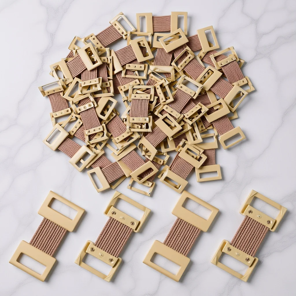 

50Pcs Aluminum Buckle Bandage Clips Elastic Stretch Plastic Clasps for Cotton Elastic Crepe Wraps Clips Stretch Clip