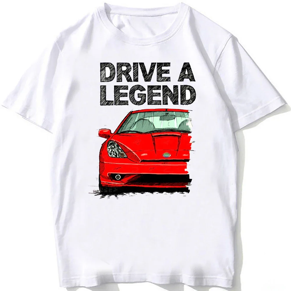 Drive A Legend Celica 7 Generation Facelift Model T-Shirt Unisex Men Short Sleeve Harajuku Hip Hop Casual Boy White Tees TShirt