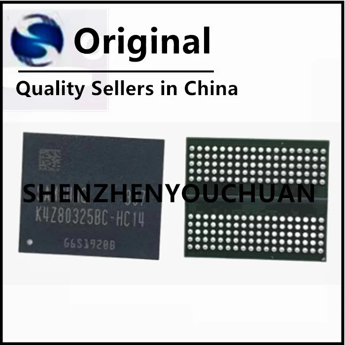 (10-100piece) K4Z80325BC-HC14   K4Z80325BC-HC14   FBGA-180 DDR SDRAM ROHS  IC Chipset New Original