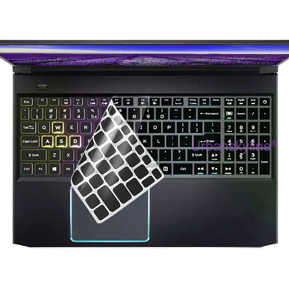 Keyboard Cover for Acer Predator Triton 300 PT315-53 PT315-52 PT315-51 Helios G3-573 G3-572 G3-571 Silicone Protector Skin Case