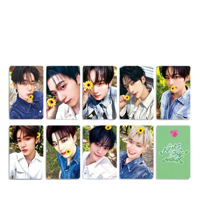 

Kpop ZEROBASEONE ZB1 Открытка 1ST FULL ALbum Never Say Never RICKY JIWOONG TAERAE MATTHEW ZHANGHAO 9 шт./компл. ЛОМО-карты