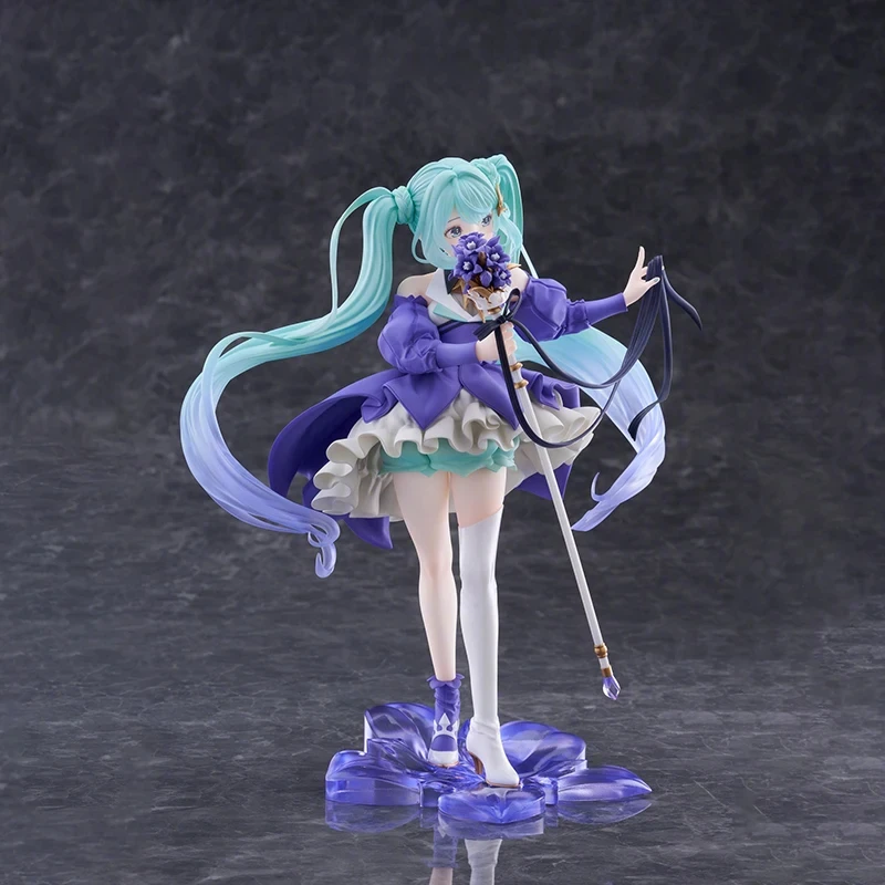 Médailles TAiTO originales et fleur Hatsune ku, anniversaire 2024, Ver. Poupées modèles à collectionner en PVC, figurine d'anime, cadeaux d'ornement, 21cm