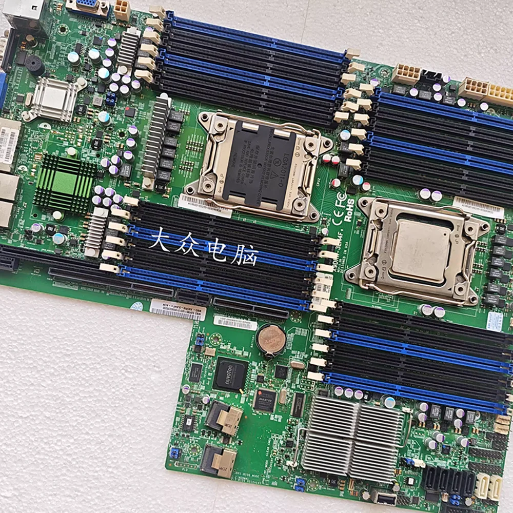 For Supermicro Server Motherboard DDR3 LGA2011 X9DRW-3LN4F+