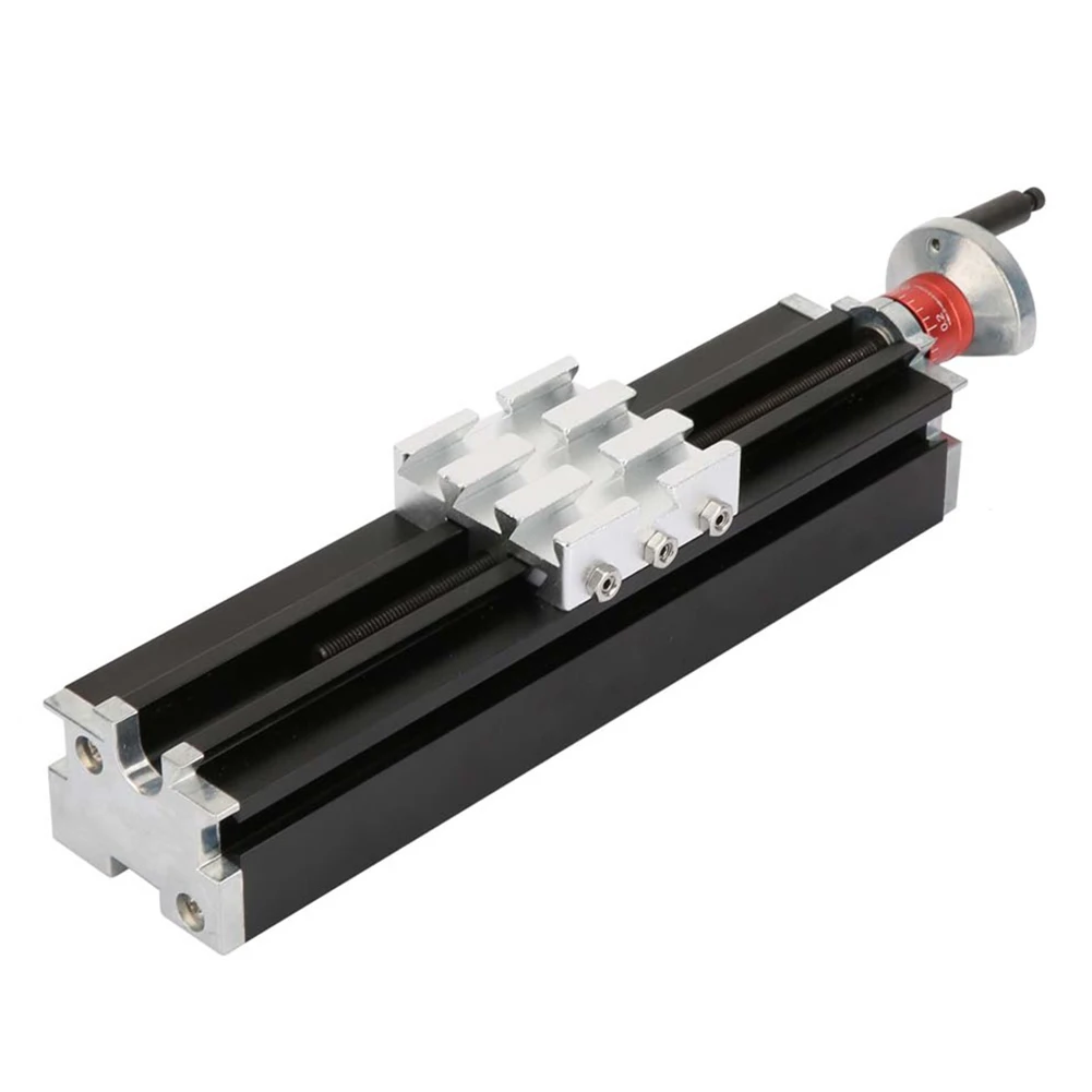 New 200mm Metal Cross Slide Longitudinal Slide Block Z010M for Lathe Feeding Relieving Axes X/Y/Z Woodworking