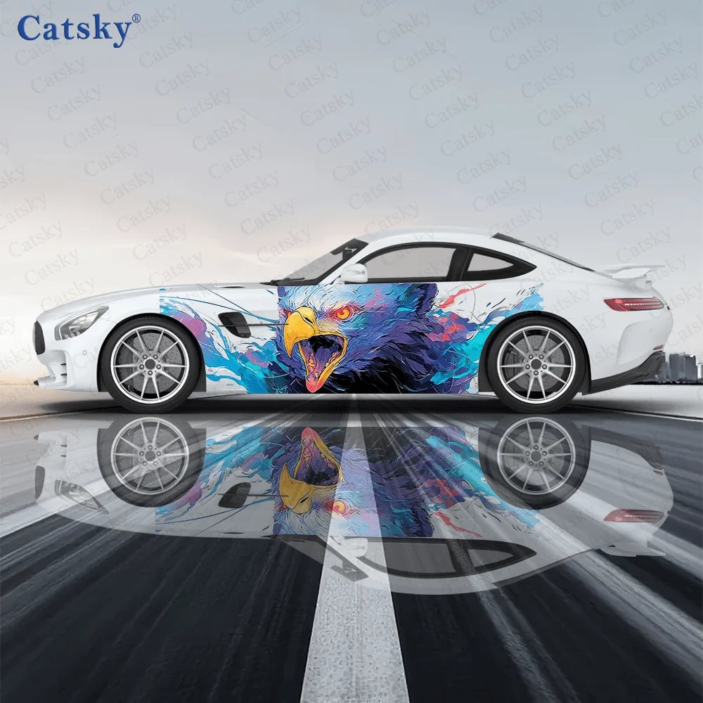 

Наклейки с рисунком орла/ПВХ (поливинилхлорид) декоративные наклейки для кузова/двери, универсальные, подходят для всех автомобилей, автомобильный винил w