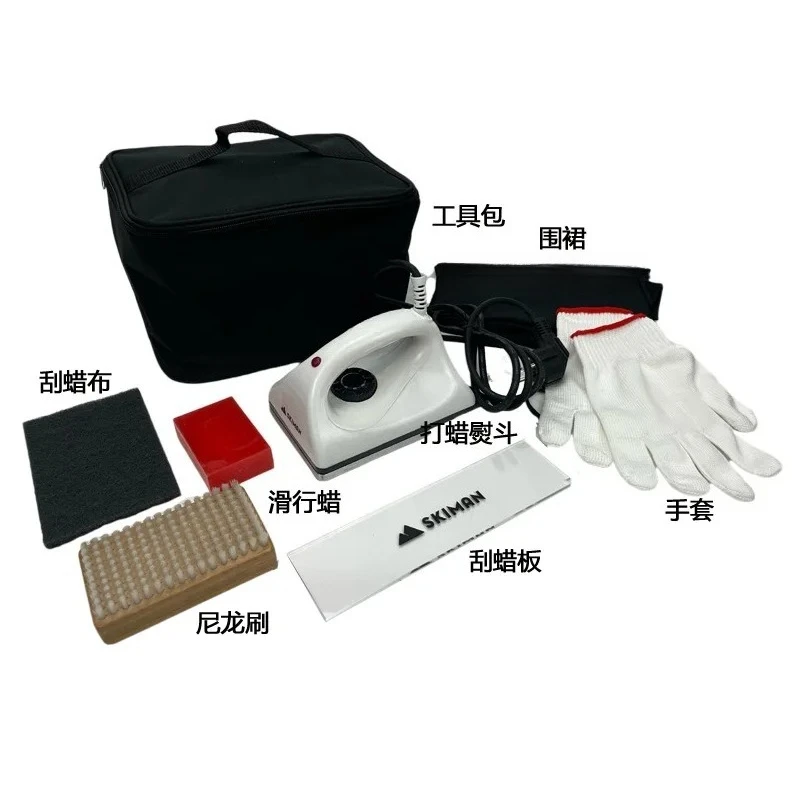 

Snowboard Waxing Set Skis Maintenance Repair Veneer Double Board Waxing Iron Snowboard Wax