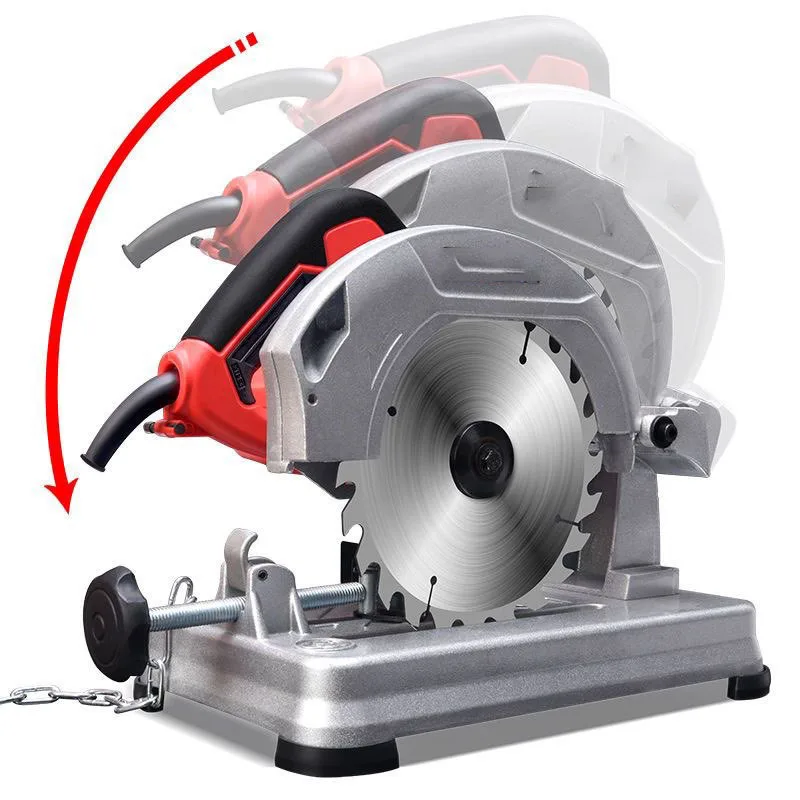 PracticalDesktop Multifunctional Cutting Machine Mini Electric Table Saw Portable 0 To 45 Degree Bevel Profile Cutter 21