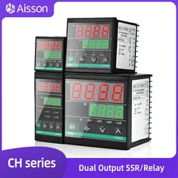 Dual Relay Output PID Temperature Controller Digital Display Thermostat CH102 CH402 CH702 CH902 AC110V-240V 0-400℃