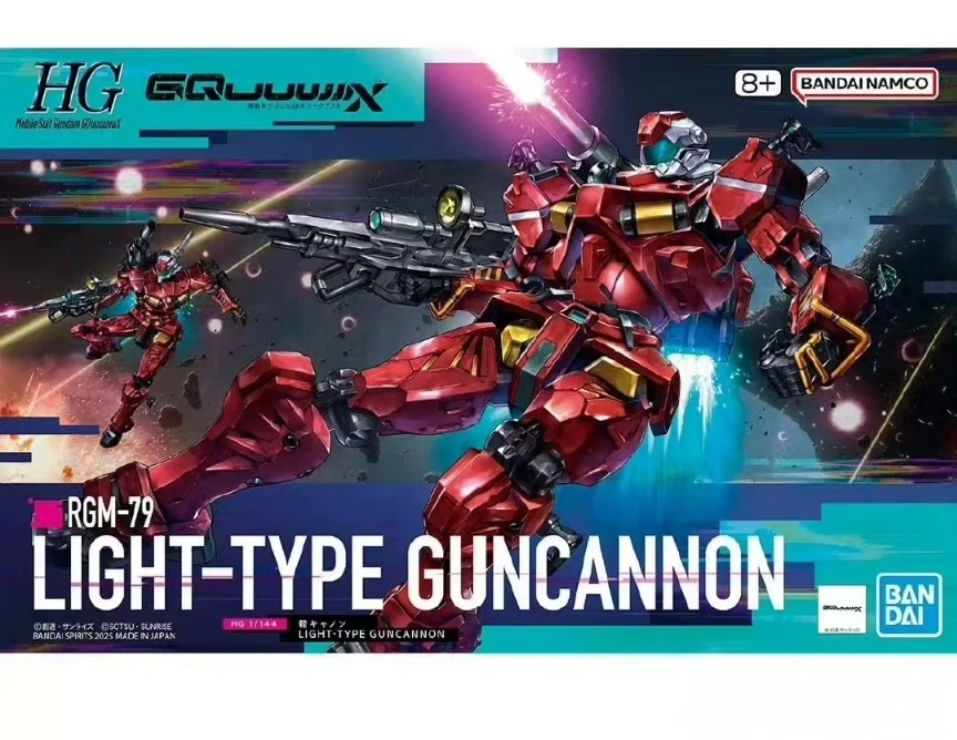 Op voorraad BANDAI HG 1/144 Gundam GQuuuuuuX GFreD Assemblagemodel Ver. Anime actiefiguren verzamelspeelgoed