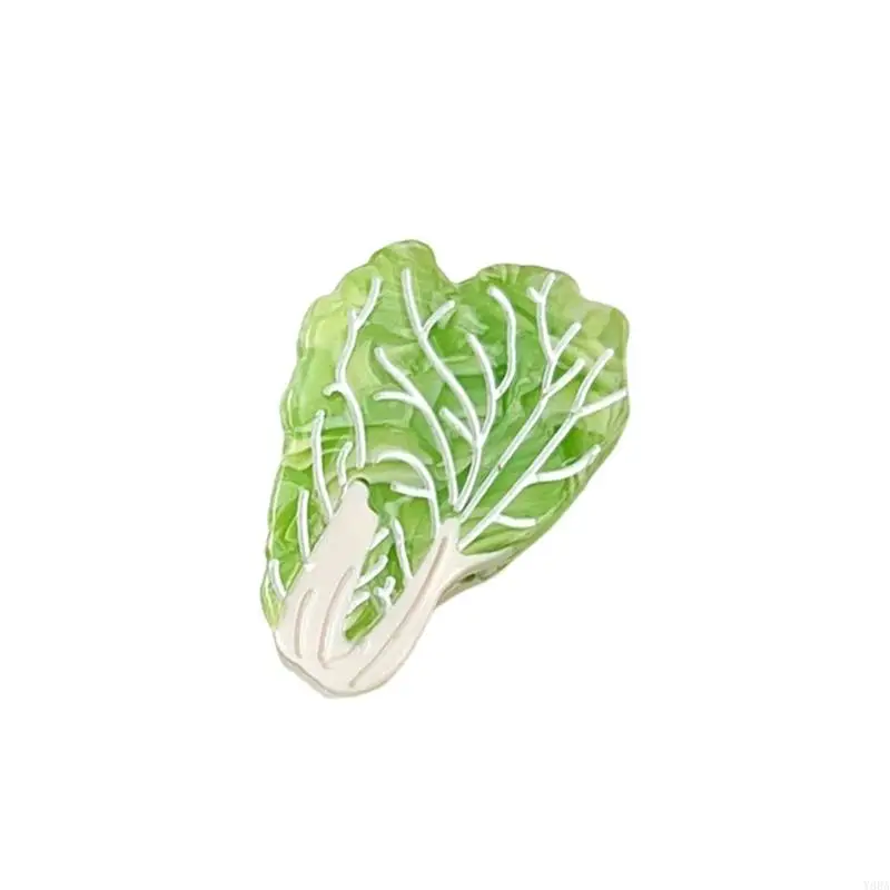 

Y88A Creative Vegetable Hair Barrettes Lightweight Acetate Hair Clip Fashion Styling Tool For Half Up Styles Gifts