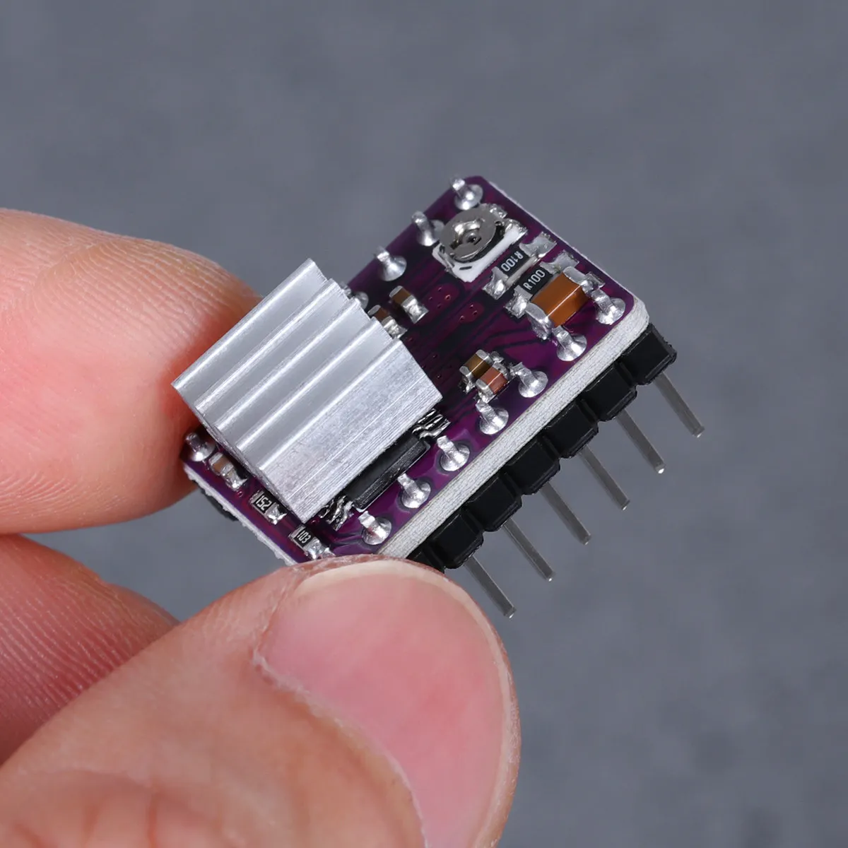 5Pcs Bipolar Stepper Motor Driver Module 4-Layer Pcb Mini Heat Sink for 3D Printer Motor .2V to 45V 2.5a Six