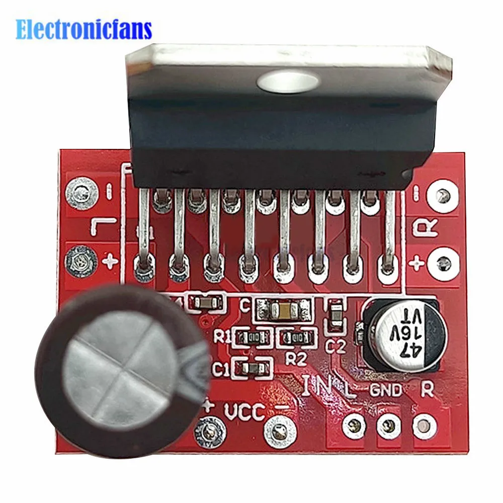 DC 9V-15V 38w Output Pre-Amplification Adjustable CD7379 Power Amplifier Board Preamplifier Module