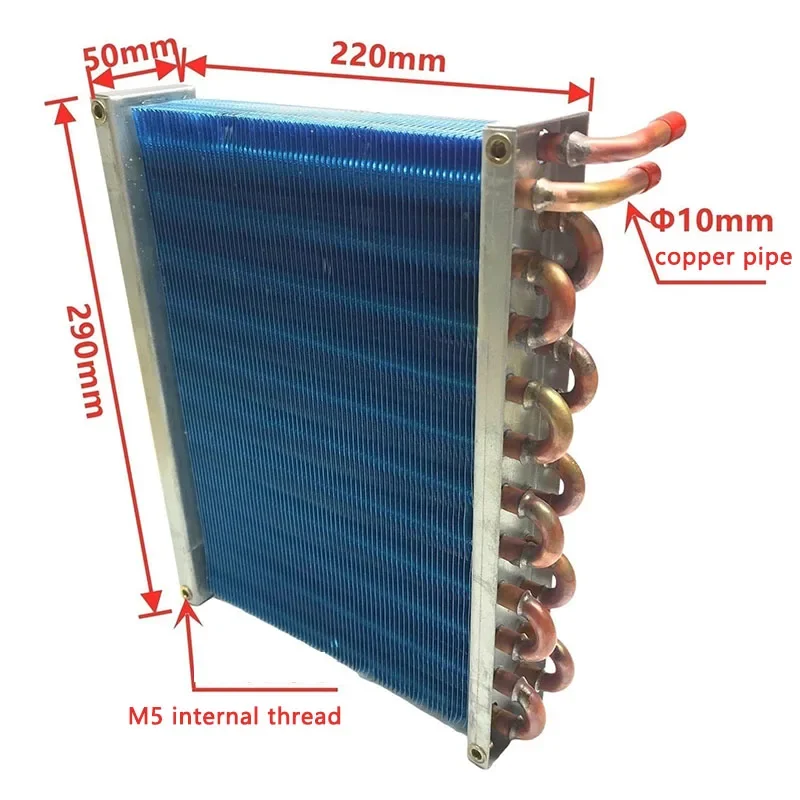 WRC-300A Copper Tube Condenser Cooling System with Circulating Water Tank Radiator for Heat Exchanger Applications