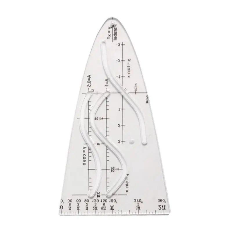 Modelo De Desenho Geométrico, Réguas acrílicas, Elaboração De Modelos De Medição, Modelos De Desenho De Moda