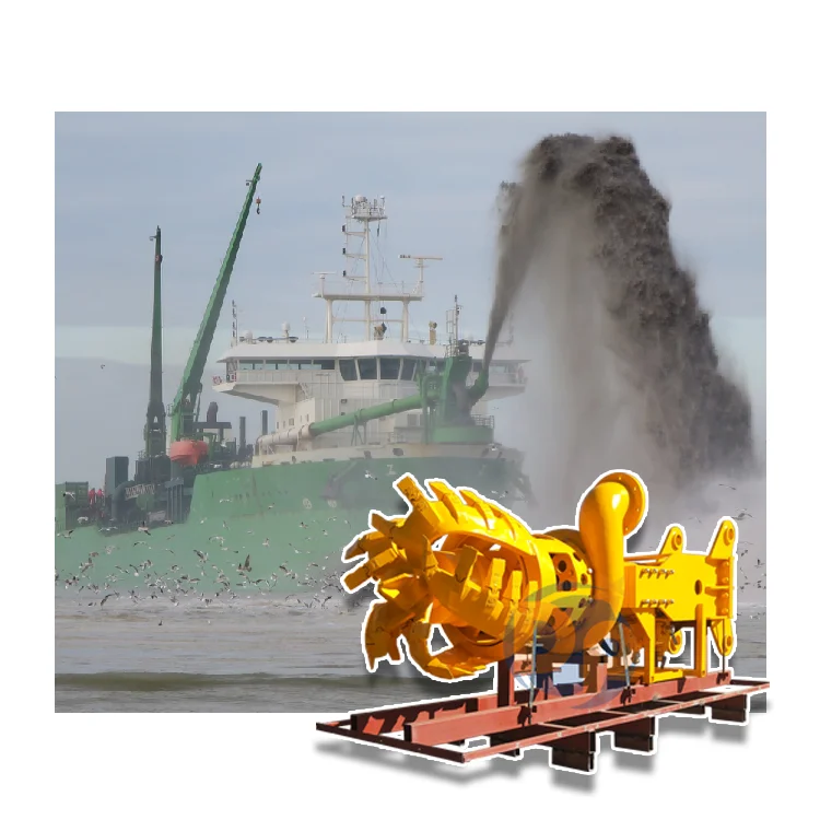 Mud Sand Suction Cutter Hydraulic Power Unit Driven Submersible Slurry Pump