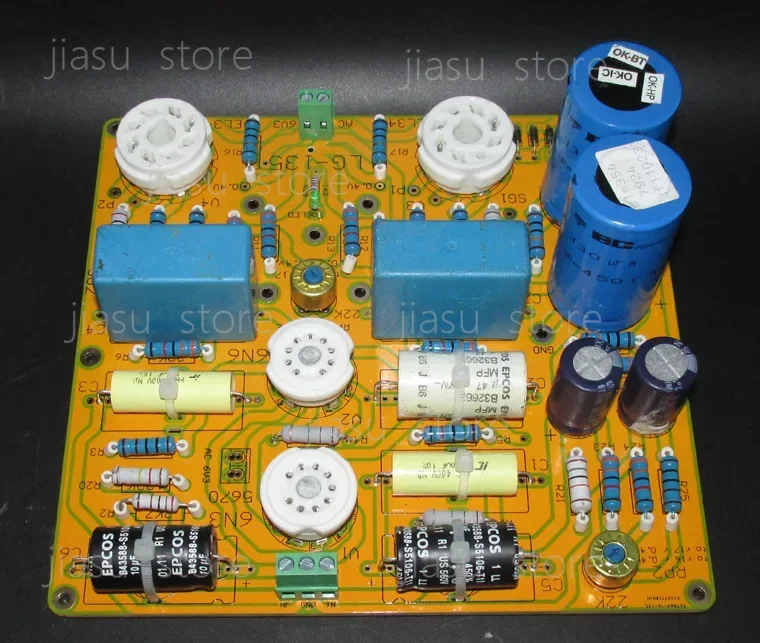 

Goldox M-Type EL34 Push-Pull Amplifier PCB, 6N3+6N6+EL34 Vacuum Tube Circuit Board, LG135 Mono 40W Audio Board