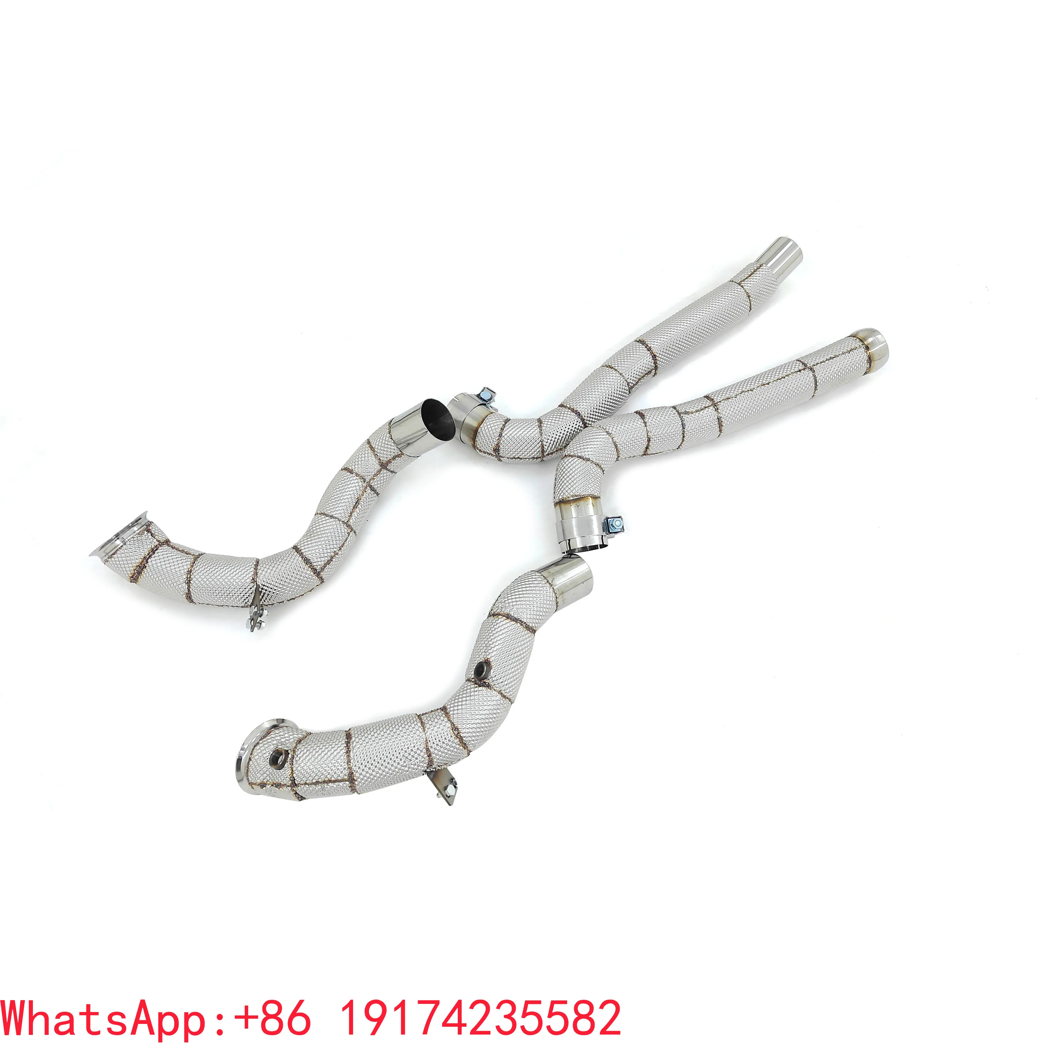 

Perfect Fitment CSZ Racing Downpipe for Mercedes Benz AMG GT GTC GTR GTS 4.0T Sport Downpipes with Heat Wrap