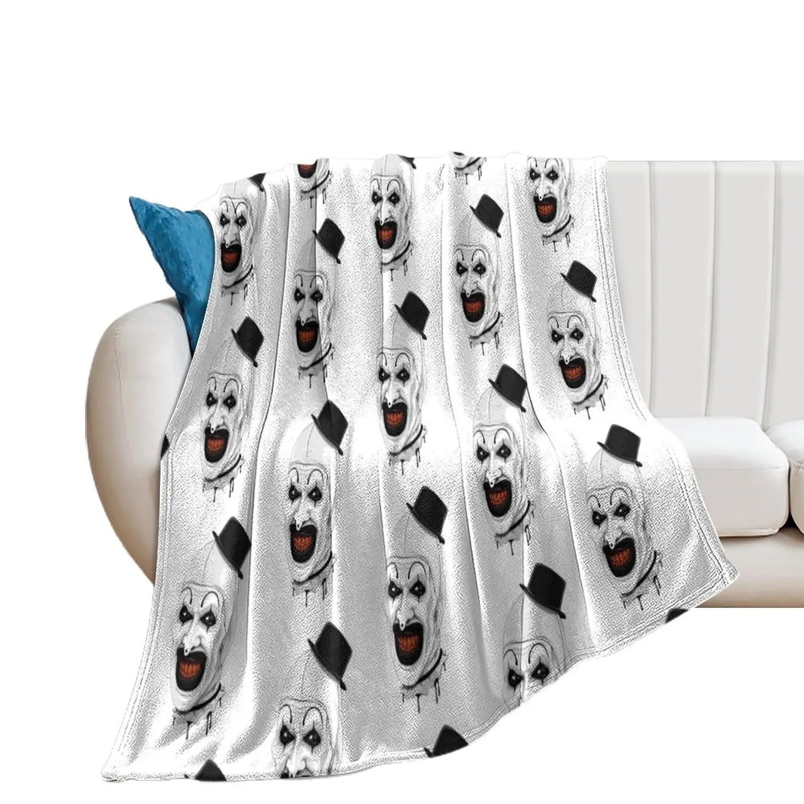 Art the Clown terrifier movie halloween Throw Blanket halloween Summer Beddings Multi-Purpose For Baby Blankets