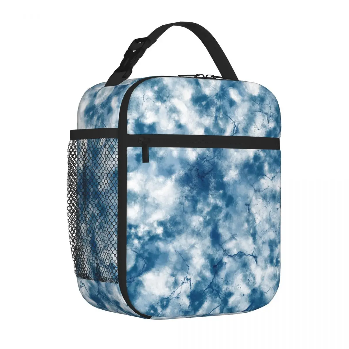 Bestselling Blue Ink Tie-dye Ruffled Snack Bag Weight Loss Diet Lunch Carrier