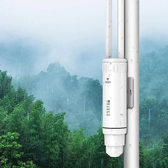 New High Power Outdoor Waterproof Long Range WiFi Extender Access Point PoE 4G LTE CPE Router With Sim Card Slot Firewall & VPN