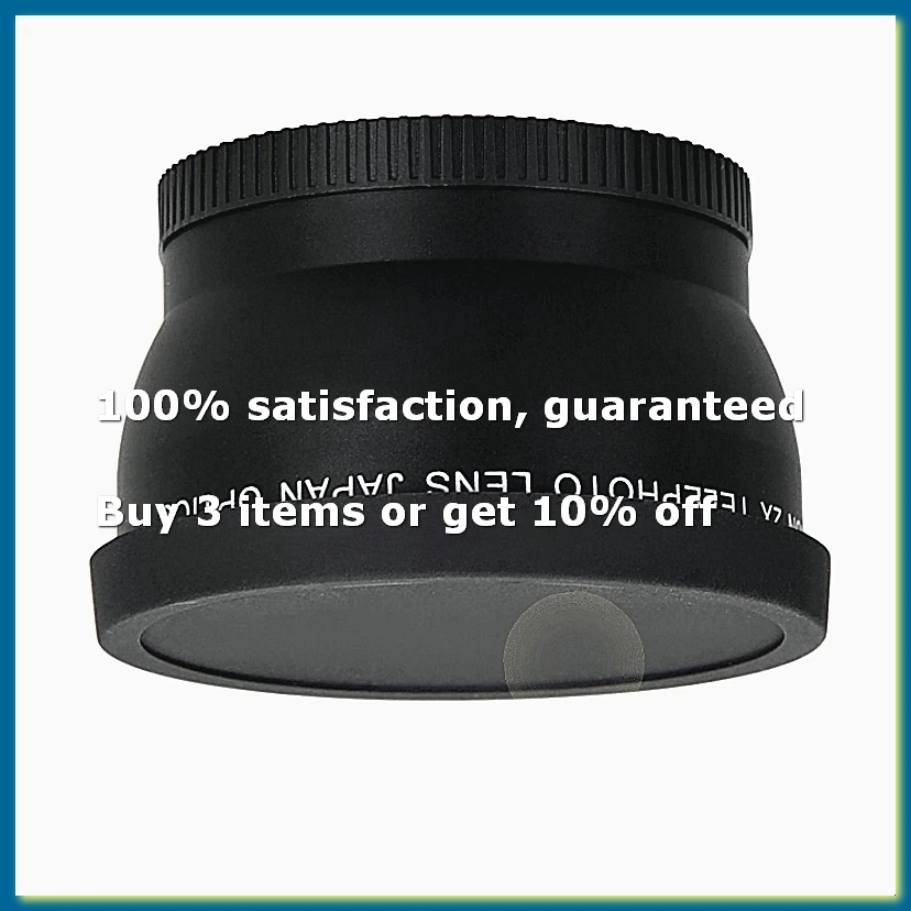 ●52mm 2X Magnification Telephoto Lens for AF-S 18-55mm 55-200mm Lens Camera