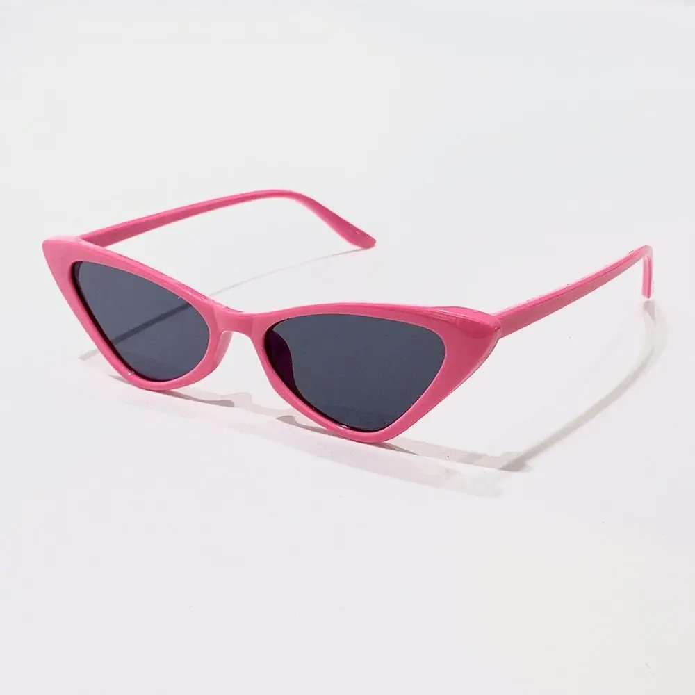 Vintage okulary przeciwsłoneczne Cat Eye Retro mała ramka okulary przeciwsłoneczne dla kobiet UV400 okulary ochronne modne odcienie akcesoria Streetwear — zdjęcie 5