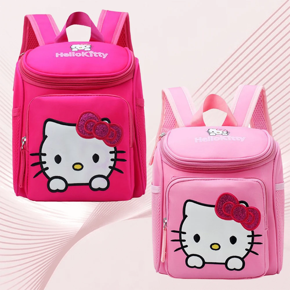 Cartoon Anime sanrio knapsack Children\'s bag Girl Hello Kitty schoolbag Shopping Travel Backpack Outdoor waterproof backpack big