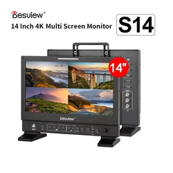 Bestview S14 14 Inch 4K Monitor on Camera DSLR Field Monitor 3840x2160 3G-SDI UHD 3840x2160 Portable Broadcast Monitor