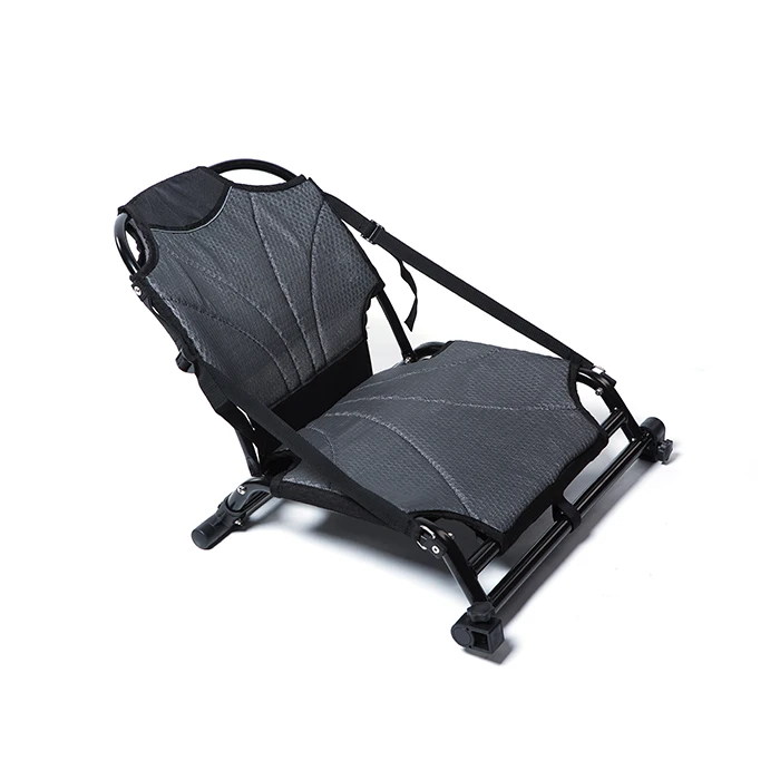Adjustable Luxury Aluminum Frame Kayak Seat Backrest Waterproof Nylon Fishing Canoe Chair For Sea Water Kayaking Rafting