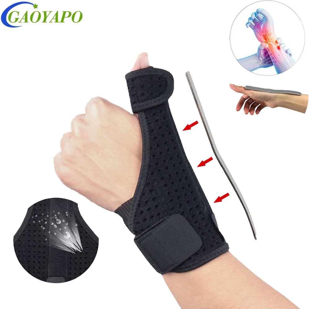 1Pcs Wrist Brace Support Gloves - Wrist & Thumb Stabilizer Braces Fast Relief for Carpal Tunnel Tendonitis Typing Pain Arthritis