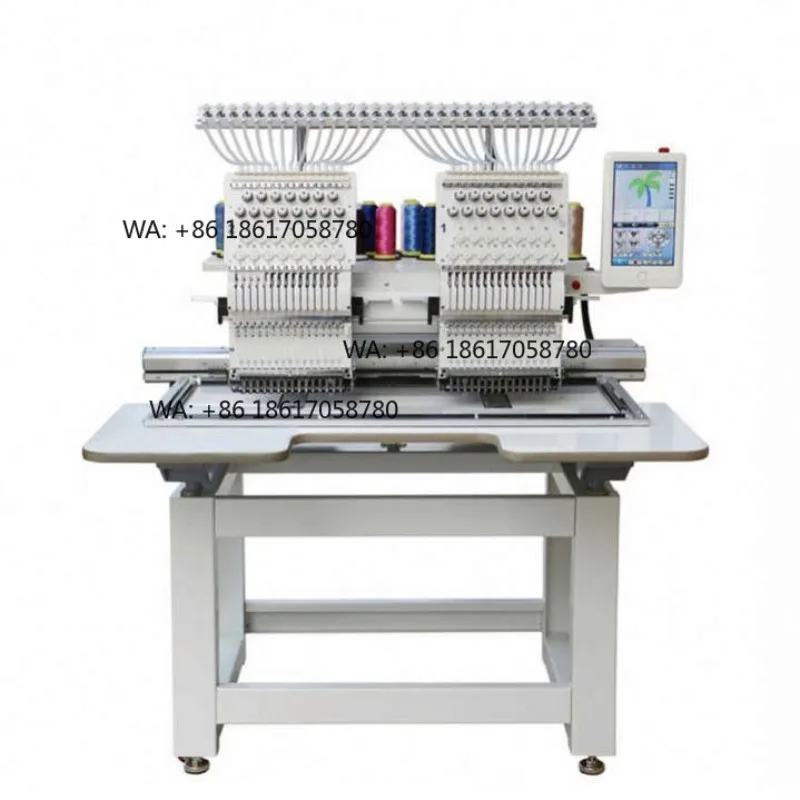 New Single/Double-Headed Home Computerized Embroidery Machine with High-Accuracy 150W Motor for Hat & Cloth Embroidery