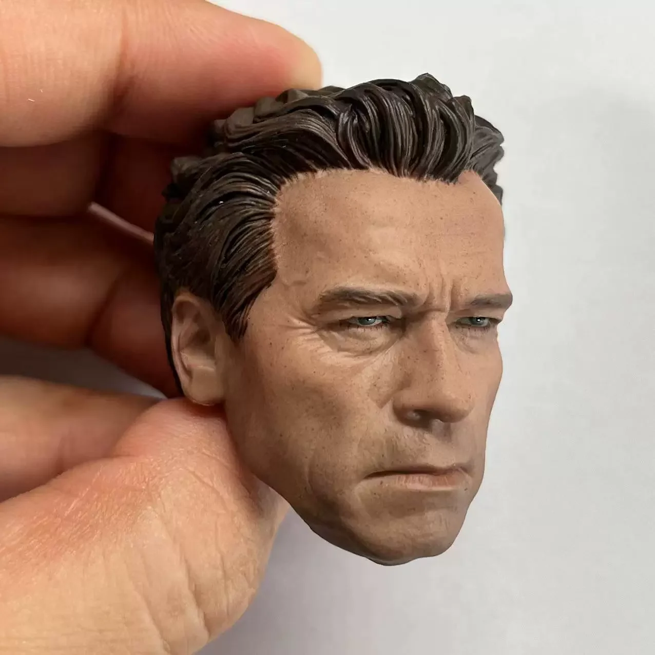 1/6 Male Arnold Schwarzenegger Head Sculpture Actor Old Age Carving For 12inch TBleague Phicen PL2016-M34 Action Figure Toy