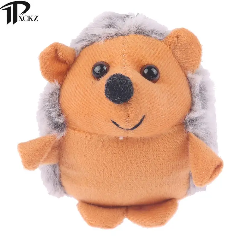 Hedgehog Doll Doll Plush Toy Key Chain Cute Hedgehog Plush Toy Cartoon Animal Pendant Soft Fur Doll Key Chain Backpack Car Bag