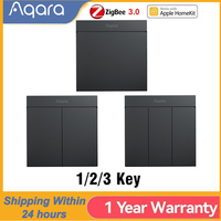 Aqara Wall Switch H1M With Neutral MARS Tech 6 Color Smart Home Light Key Smart Switch Zigbee Multiple Control Modes For Homekit
