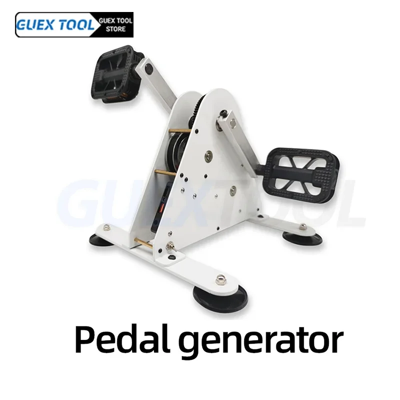 100W Foot-Operated Generator Portable Power Generator Hand Generator Rehabilitation Training Device Spinning Bike Fitness Geare