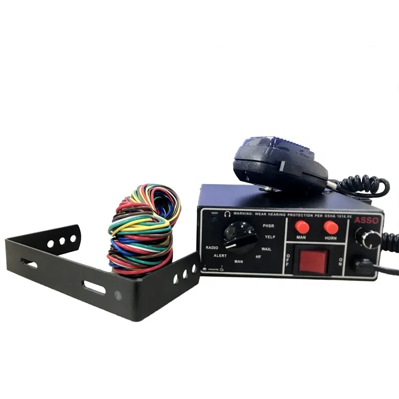 

2024 High Power 200W Vehicle Siren Speaker Horn 2-Way Electric Iron Plastic Design New AC Manufacturing Purpose Car Air Horn