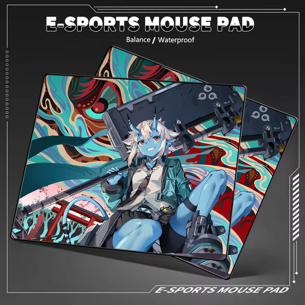 

Soukaku E-Sports Gaming Mouse Pad Gamer Professional Zenless Zone Zero Game Mousepad HD Print Laptop Desk Mat 45*40cm Mouse Mat