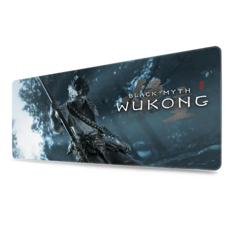 Black Myth Wukong Giant Mouse Pad Desk MousePad Cute HD Desk Pad Extended Gaming Keyboard Mats Large XXL Gamer Mousepad 120x60CM