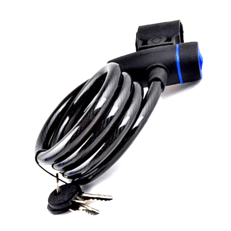 จักรยานล็อคจักรยาน Anti-Theft Mtb จักรยานลวดเหล็กล็อคโซ่หมวกกันน็อครถจักรยานยนต์จักรยานพับไฟฟ้าสกู๊ตเตอร์ความปลอดภัยกุญแจ