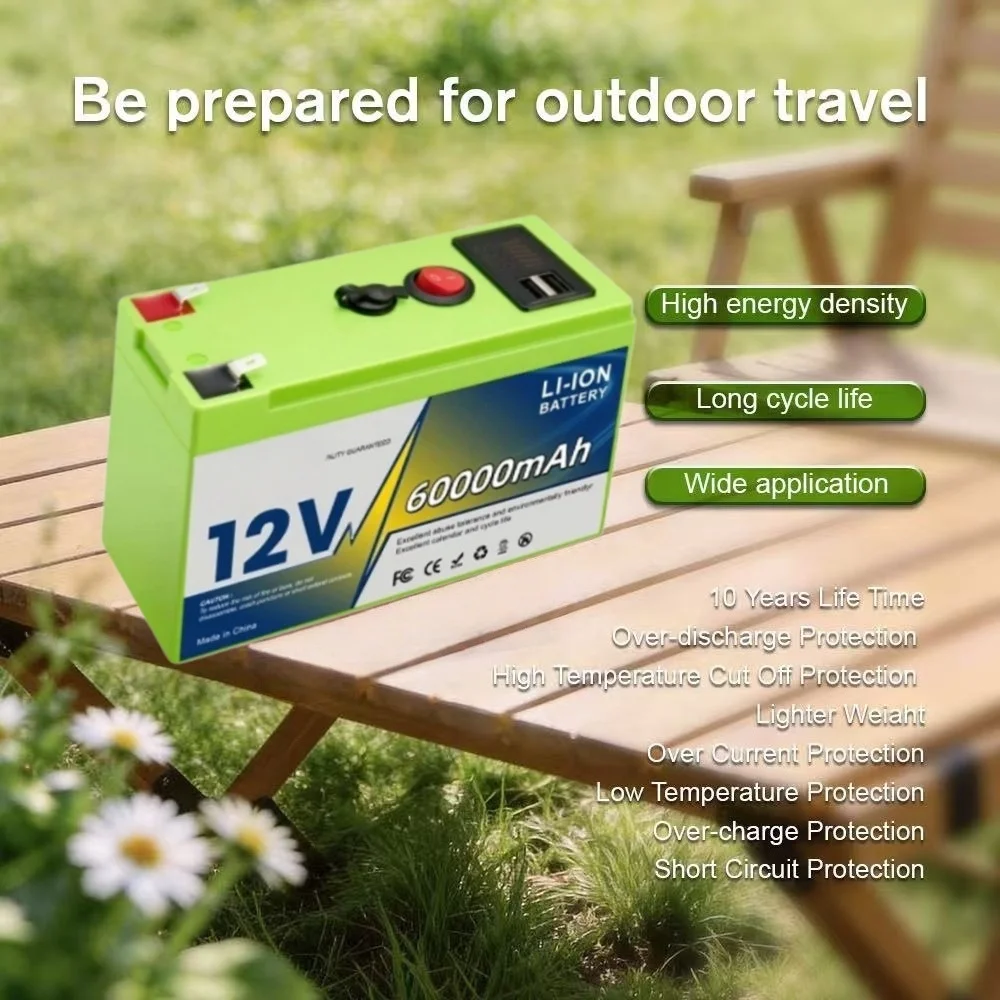 

LiFePO4 12V 150AH Lithium Iron Phosphate Battery Household Energy Storage RV Off-Grid System Solar Power Generation System Ship