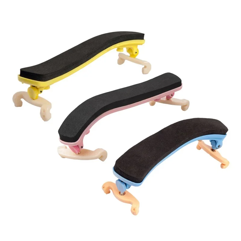 1 szt. Regulowane podpórki pod ramiona do skrzypiec 3/4 4/4, plastikowe, wyściełane pianką EVA, części i akcesoria do skrzypiec, uniwersalne podkładki pod skrzypce