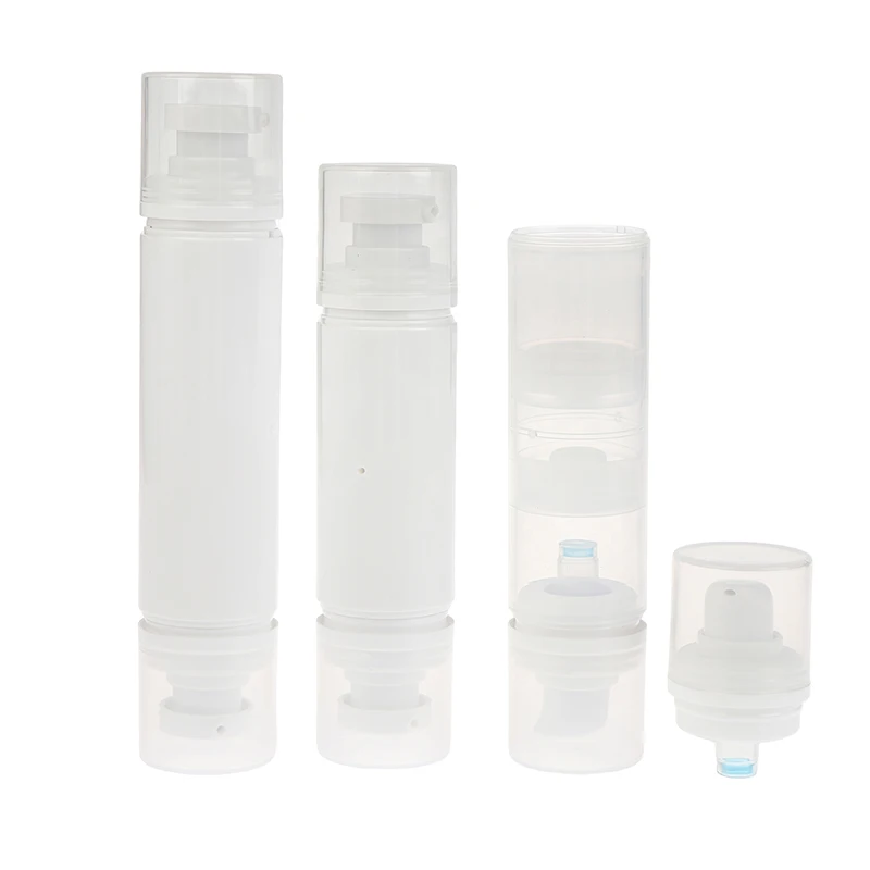 5ml/10ml Double Headed Vacuum Press Type Spray/Lotion Packaging Bottle Refillable Makeup Cosmetics For Cream Gel Container