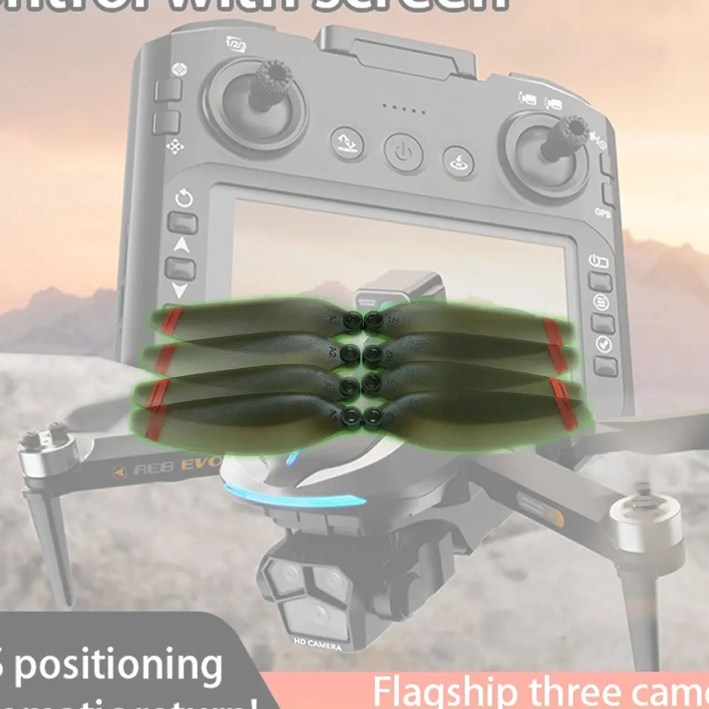 

Propeller Props Wing Maple Leaf for AE8 EVO GPS 8K Dual Camera Screen control Aerial Photography Obstacle Avoidance 5G Transmiss