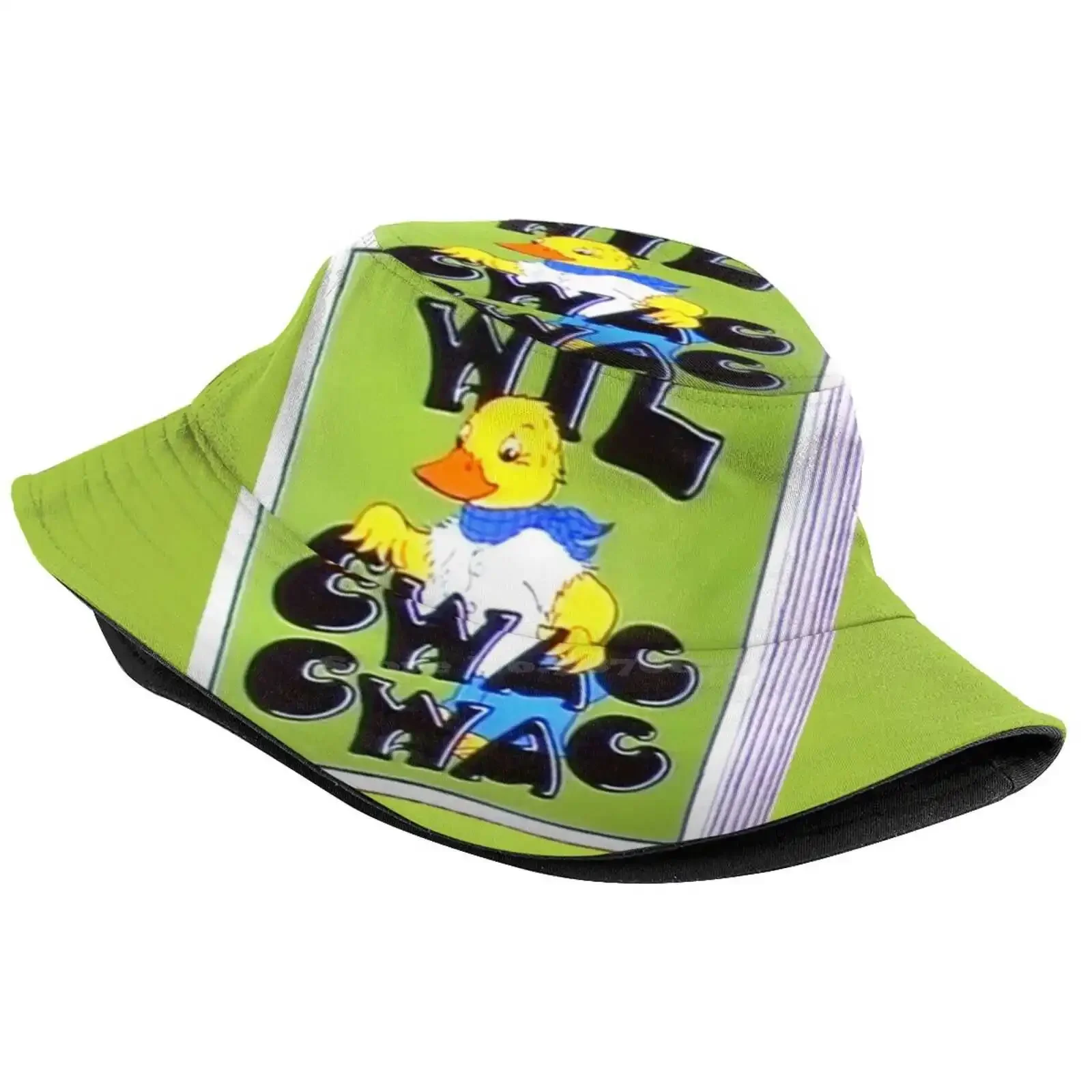 Wil Cwac Cwac / Will Quack Quack - Retro Children'S Tv Sun Cap Fisherman Hat Bucket Hats Cwac Cwac Welsh English Cartoon Tv 90S