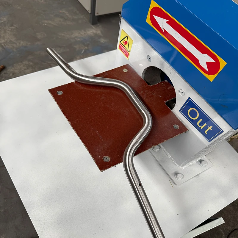 Semi-automatic Polishing Machine for Bent Metal Pipe Stainless Steel  Aluminum Tube Brushed Polishing