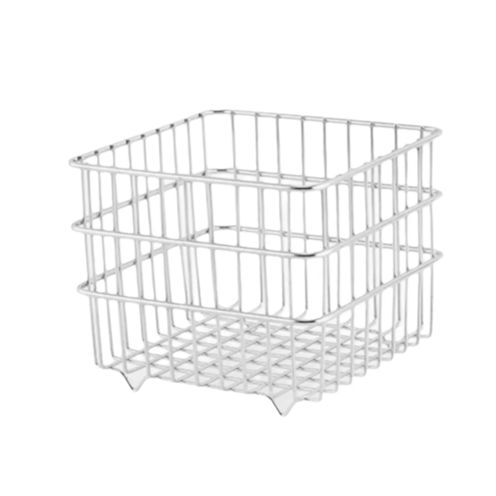 

Modern Kitchen Organizer Shelf Waterproof Rust Proof Bathroom Storage Rack Stainless Steel Rustic Storage Wire Snack Organizer