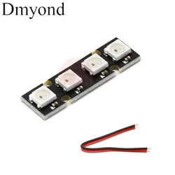 Lumières LED RVB 4 bits WS2812B, carte de développement entièrement pilotée par des documents intégrés, technologie LED, carte de contrôle de pixels pour F3 Naze32 CC3D